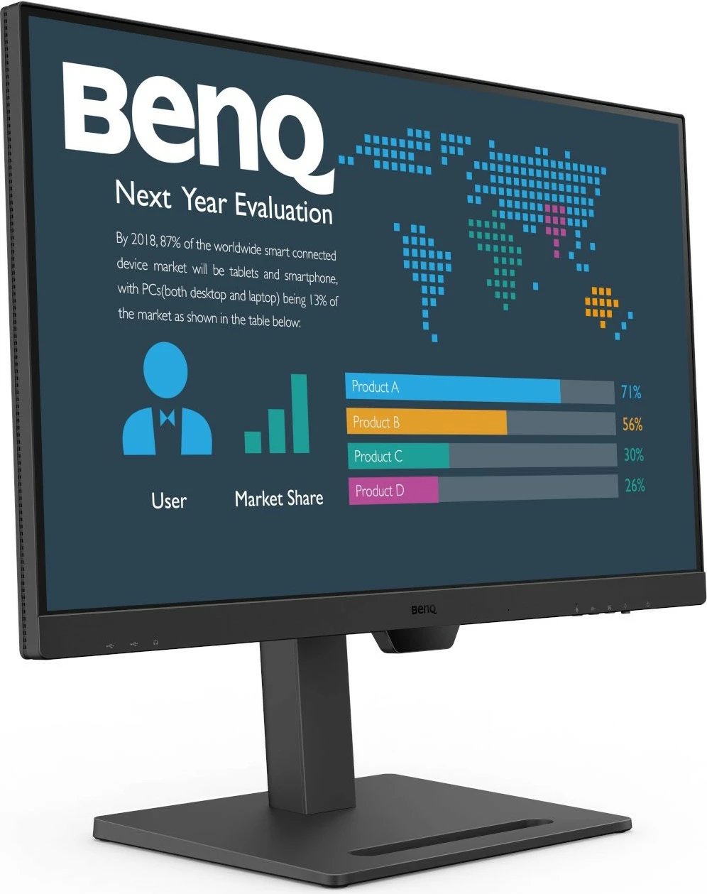 Monitor BenQ BL2790QT, 27", Quad HD, LED, i zi