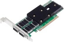 Kartelë rrjeti Broadcom P2200G, 2x200GbE, PCIe5 x16, QSFP112