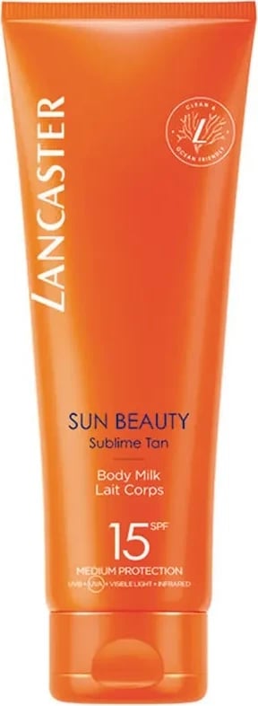 Qumësht trupi për diell Lancaster Sun Beauty Sublime Tan SPF15 250ml