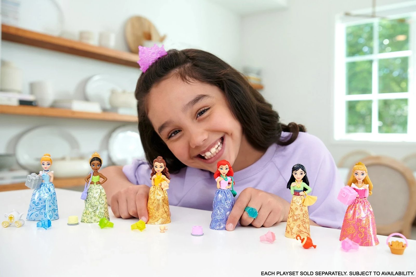 Lodër Disney Princess Royal Color Reveal Party Edition, Mattel, Ngjyra të ndryshme