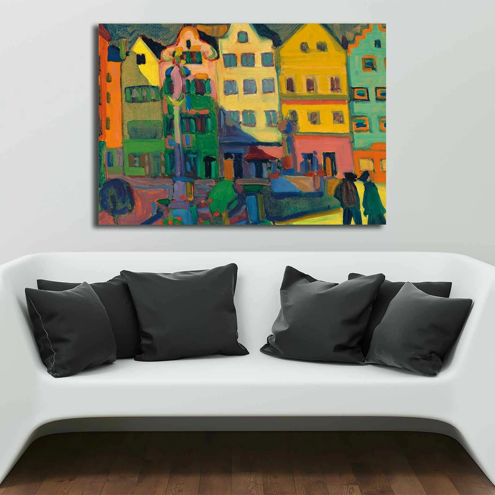 Pikturë dekorative në kanavacë Wallity, shumëngjyrëshe, 70100KANDINSKY022