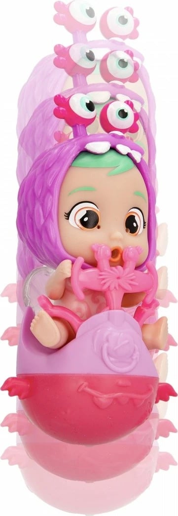 Kukull Cry Babies Stars Jumpy Monsters Bubu, Tm Toys, plastikë, për vajza, pa bateri, vjollcë