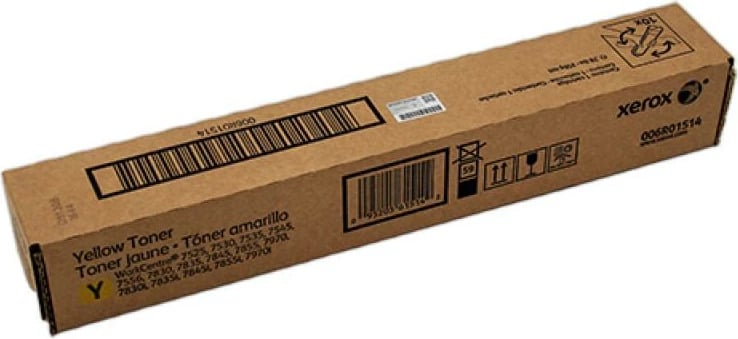 Toner, Xerox, 006R01514 për WorkCentre 7545, kapacitet 9,750–23,700 faqe, verdhë
