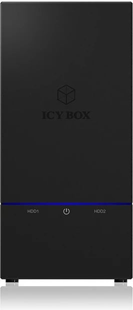 Kasë eksternale ICY BOX IB-RD3621U3, 2x3.5", USB 3.0, RAID, e zezë