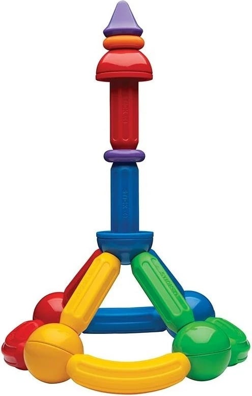 Set lodrash magnetike Magformers Stick-o Basic, 30 pjesë, shumëngjyrëshe