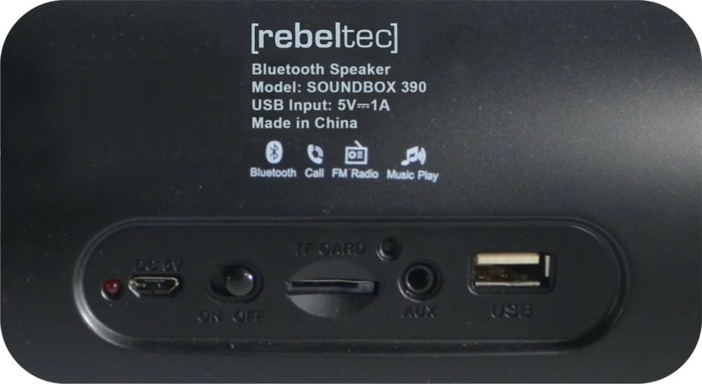 Altoparlant Bluetooth Rebeltec SoundBox 390, i zi