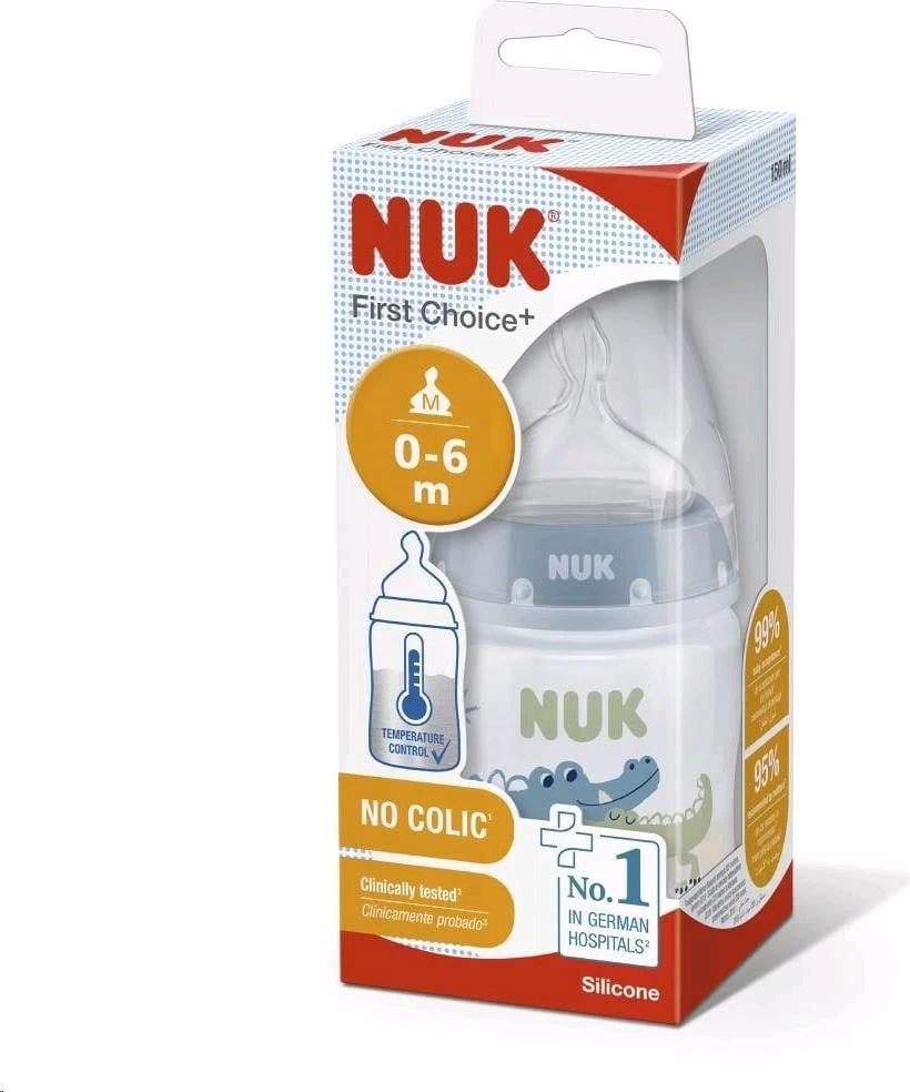 Biberon NUK First Choice Temperature Control 150 ml 0-6 muaj M blu