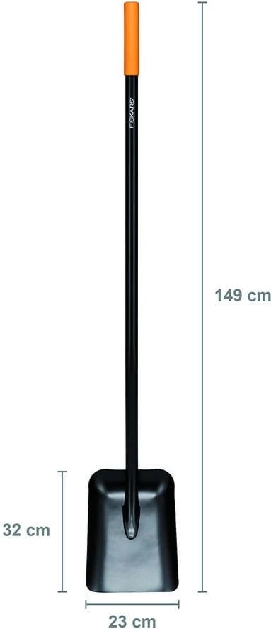 Lopatë metalike Fiskars Solid 1066720, 149 cm, e zezë