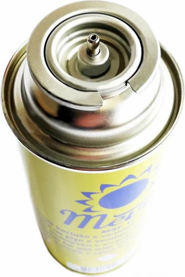 Set djegës gazi Meva KP18004 me ndezës piezo dhe 4 bombola, 1.6 kW