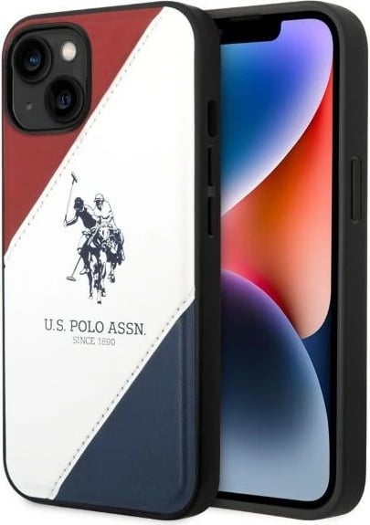 Mbështjellës U.S. Polo Assn. USHCP14SPSO3 për iPhone 14 6.1", Embossed, Bardhë