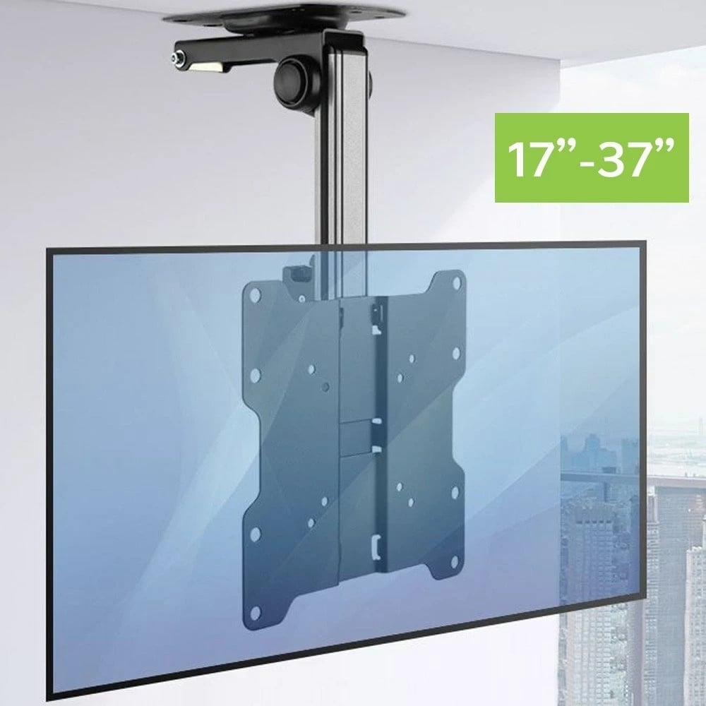 Mbajtës TV Techly ICA-CPLB-222, 37", Tavan, i Zi