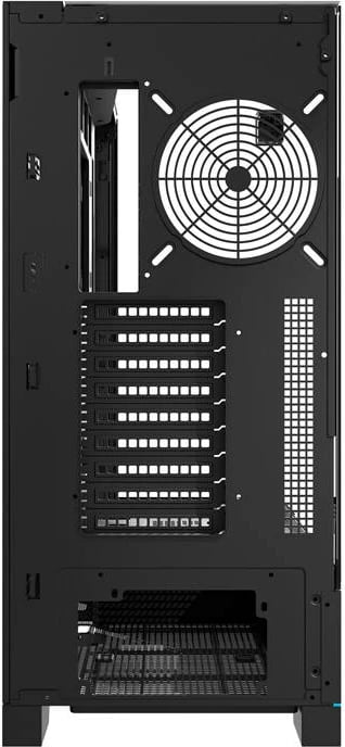Kasë Darkflash DY450L, Big Tower, pa ventilatorë, e zezë