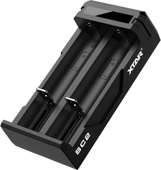 Karikues baterish XTAR SC2, për 2 bateri, Li-Ion, i zi