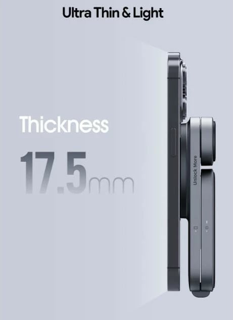 Qëndrim karikues 3-në-1 AUKEY MagFusion Z, MagSafe, i palosshëm, i zi