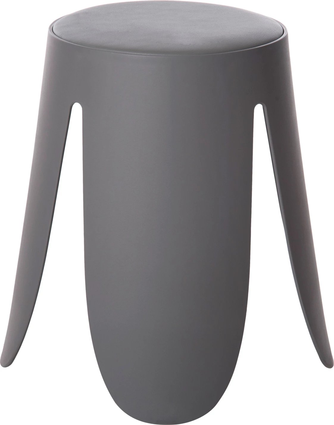 Karrige DENTY FH9619.10 polipropileni, ngjyrë gri, sedilje PU, Φ30x45Hcm