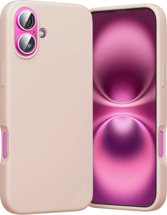 Mbështjellës Vention KUHP0-10 për iPhone 16, MagSafe, rozë