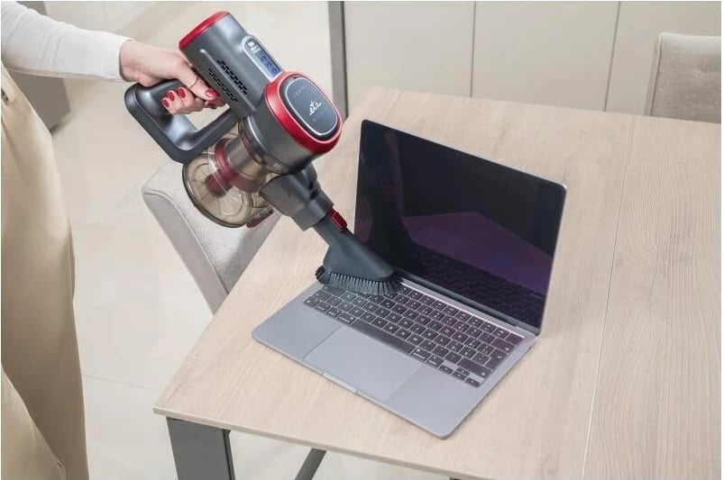 Fshesë pa tela ETA Fenix Ergonomic, e kuqe