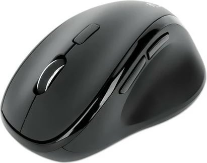 Maus wireless MANHATTAN ergonomik, 6 butona, USB-A/C, i zi