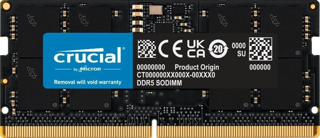 RAM Memorje Crucial SO-DIMM DDR5, 16GB, 4800 MHz