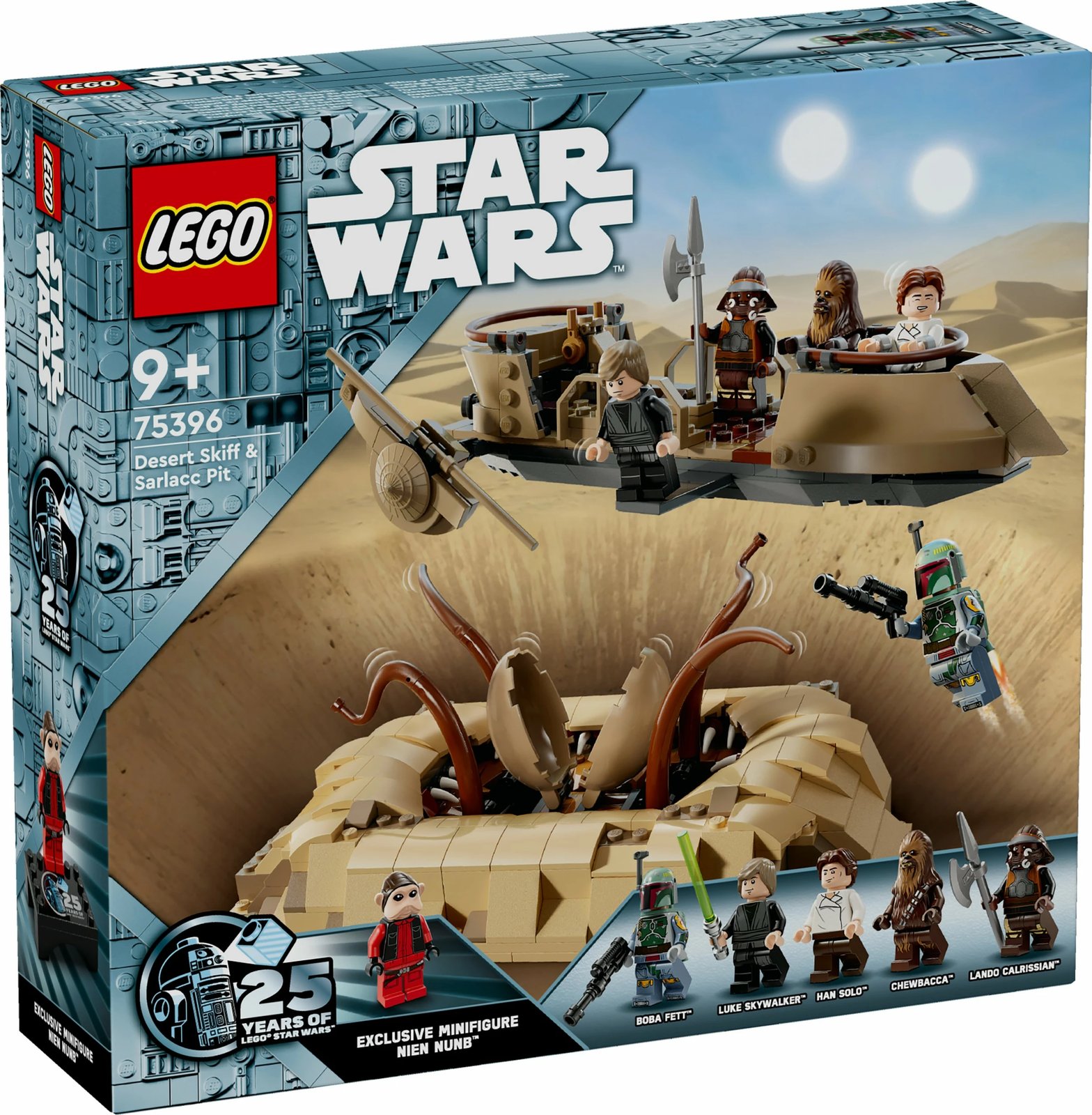 Set ndërtimi LEGO Star Wars 75396 Desert Skiff & Sarlacc Pit, 558 pjesë, shumëngjyrësh