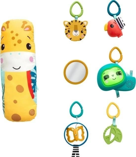 Tapet edukativ Fisher Price 3-në-1 Rainforest, Mattel HJW08, shumëngjyrësh Tapet edukativ Fisher Price 3-në-1 Rainforest, Mattel HJW08, shumëngjyrësh