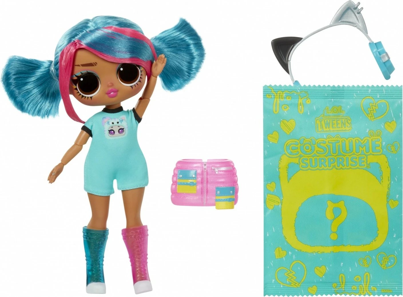 Lodër L.O.L. Surprise Tweens Costume, Emma Emo, me kostum mace, për vajza
