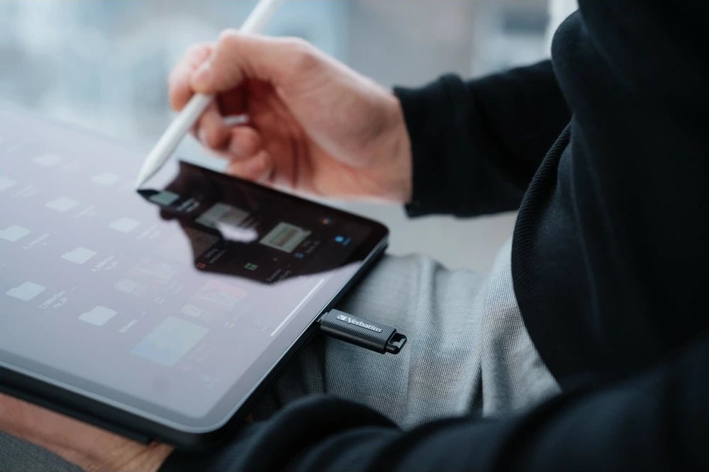 USB Verbatim Store 'n' Go 128GB, USB Type-C, 3.2 Gen 1, e zezë