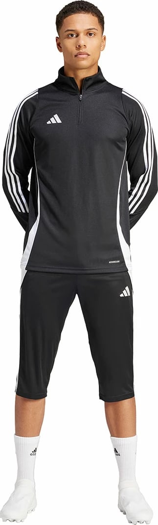 Pantallona sportive 3/4 për meshkuj adidas, të zeza