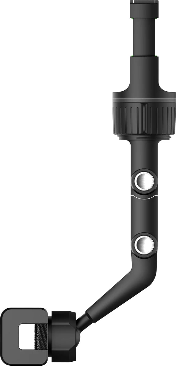 Mbajtës i rregullueshëm për celular Hurtel për pasqyrë të makinës, i zi