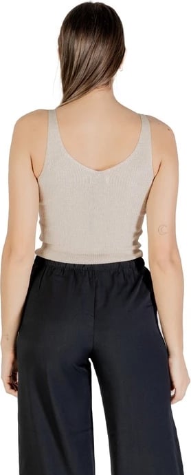 Canotierë Jacqueline De Yong femra, beige
