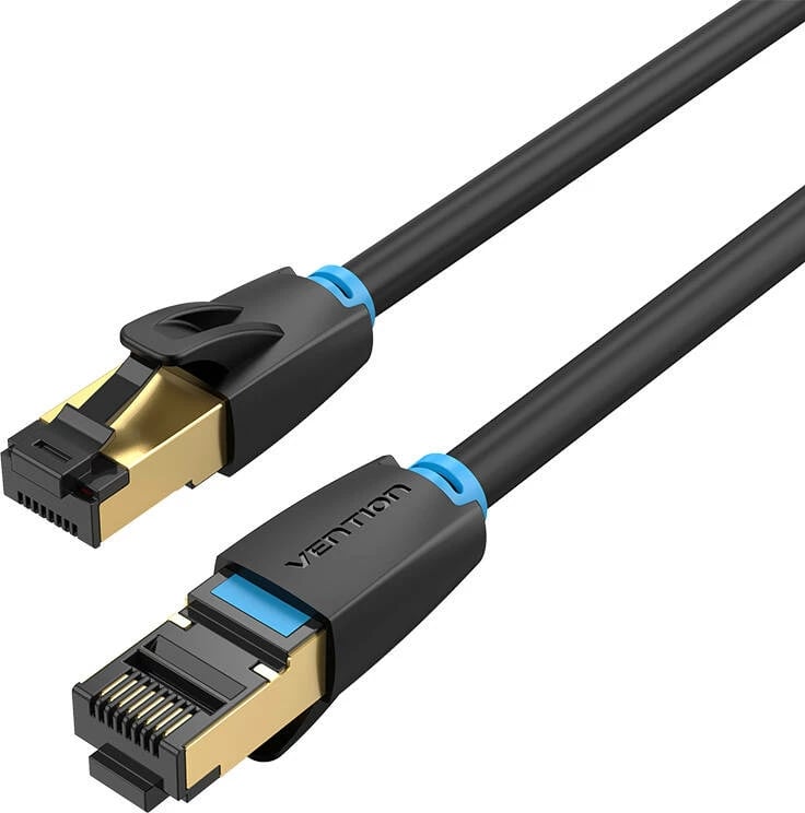 Kabllo rrjeti Vention IKABF CAT8 SFTP, 1m, 40Gbps, e zezë