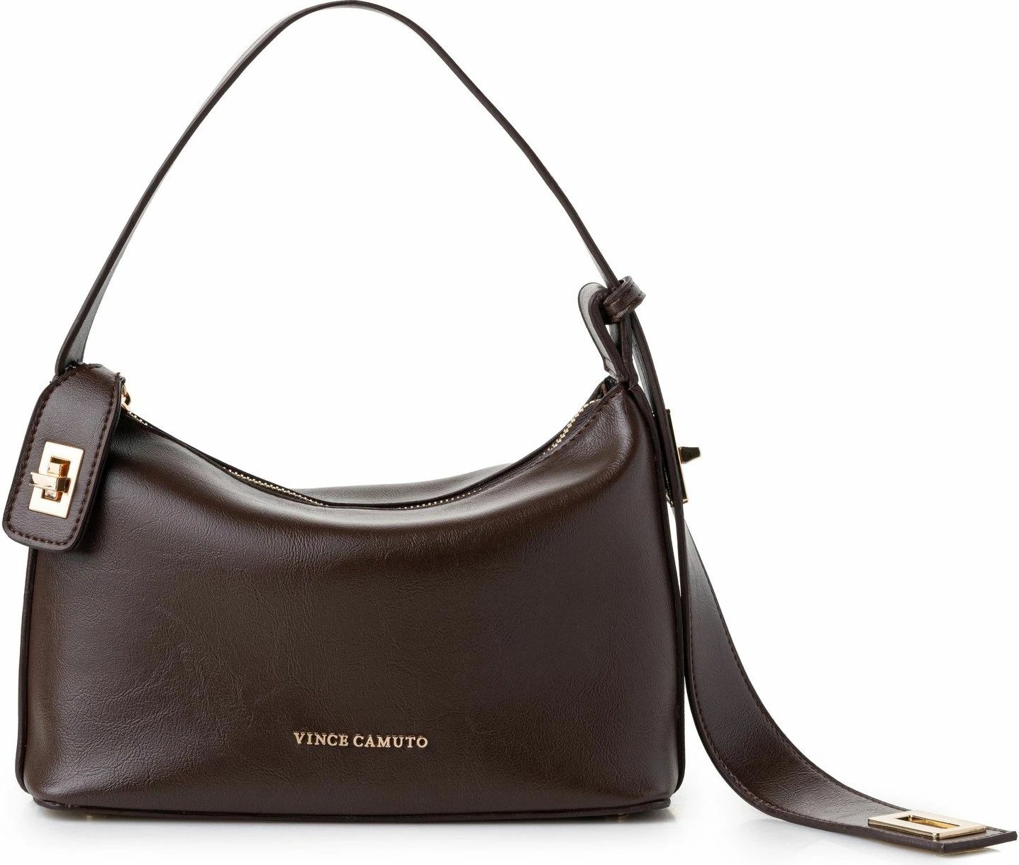 Çantë krahu Novara, ngjyrë çokollatë, Vince Camuto