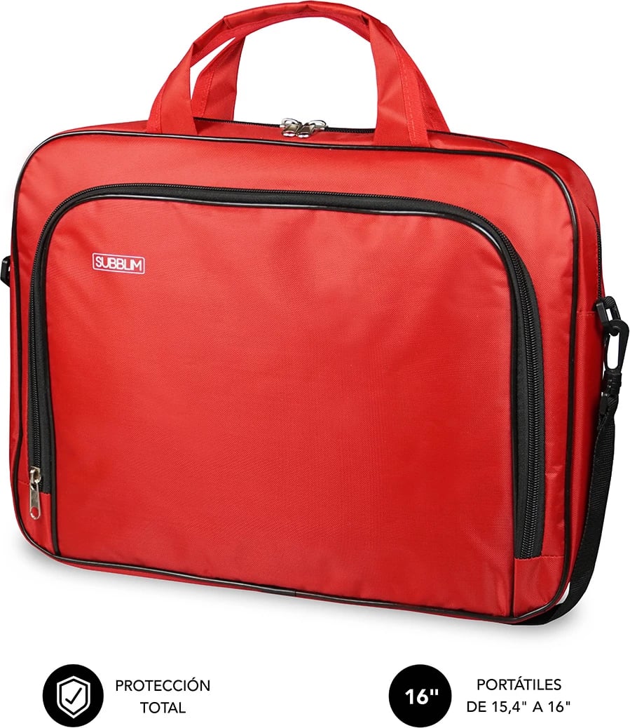 Çantë laptopi SUBBLIM Oxford 15,4-16" e kuqe SUB-LB-1OLB052