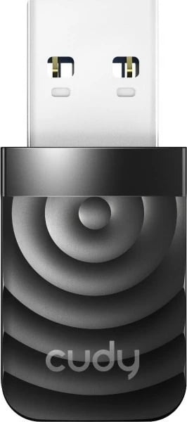 Adapter USB Cudy WU1300S, Wi-Fi 5, 867 Mbit/s, Ngjyrë e zezë