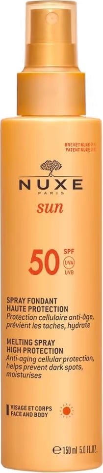 Spray për diell Nuxe SPF50 për femra 150ml
