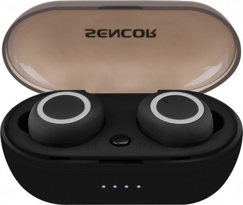Kufje wireless Sencor SEP 510BT BK TWS, in-ear, Bluetooth, të zeza
