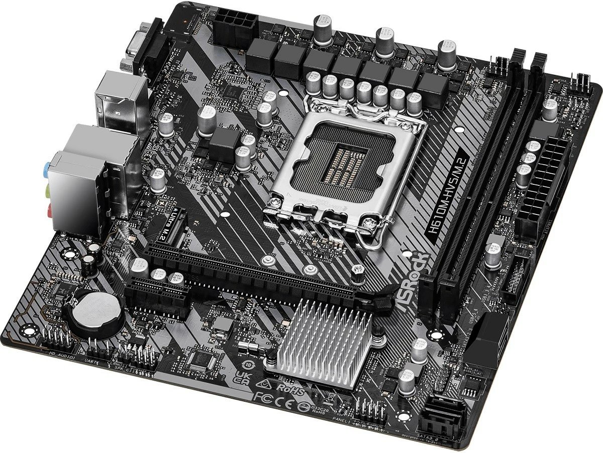 Pllakë amë ASRock H610M-HVS/M.2 R2.0, LGA1700, DDR4, mATX