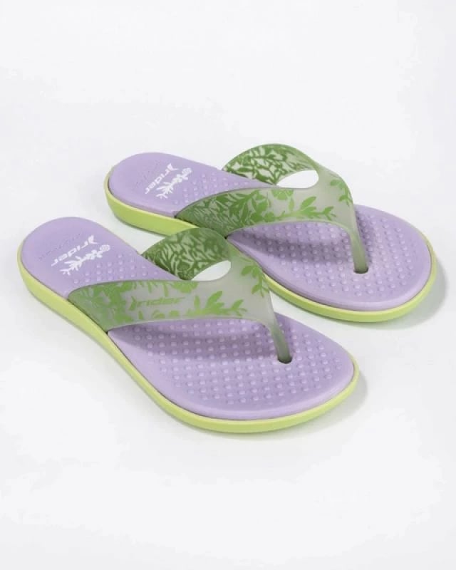 Flip-flopa për femra Rider, vjollcë e gjelbër