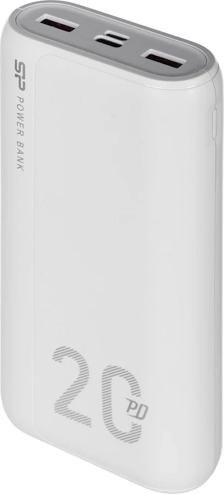 Powerbank Silicon Power QS15, 20000 mAh, 2x USB QC 3.0, 1x USB-C PD, Bardhë