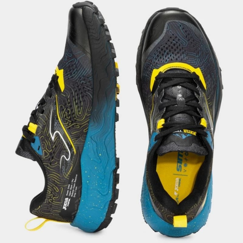 Atlete për meshkuj dhe femra Joma, të zeza dhe blu