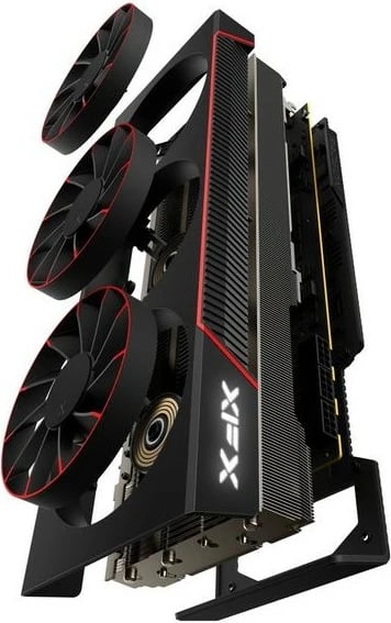 Kartelë grafike XFX RX 7800 XT 16GB QuickSilver, GDDR6, 3 ventilatorë, e zezë