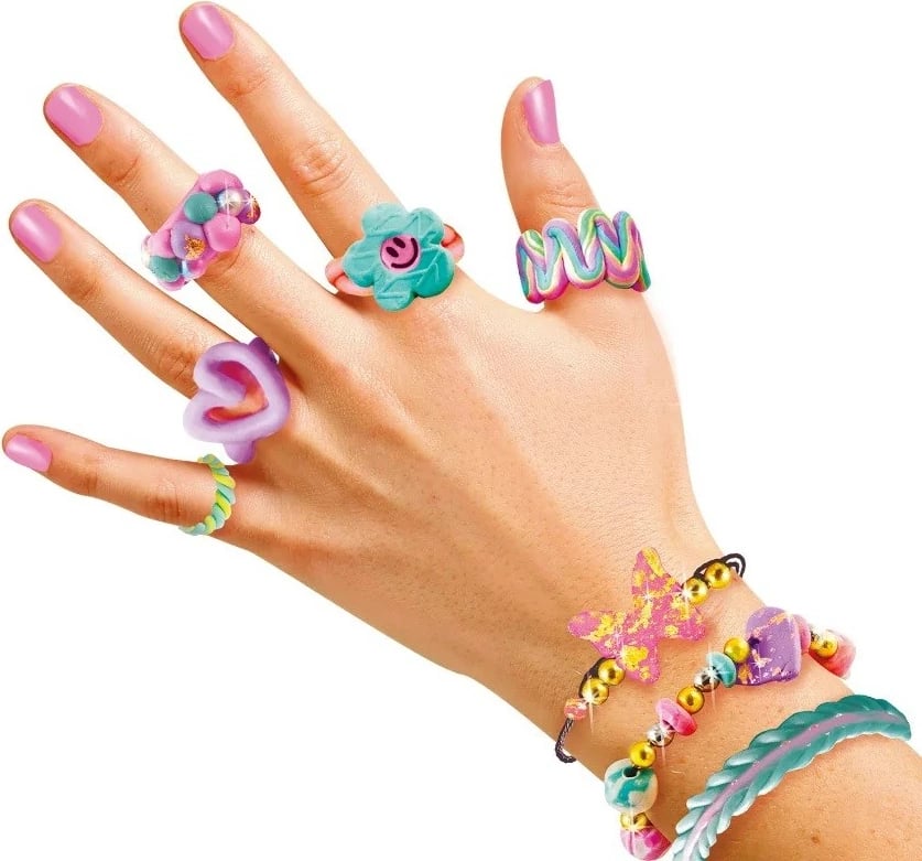 Set kreativ për bizhuteri, Epee Project Glam Bizu Workshop EP60470, mbi 10 projekte, mbi 100 dekorime, shumëngjyrësh, set shtesë