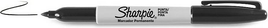 Marker Sharpie Fein Rundspitze 12 copë, e zezë