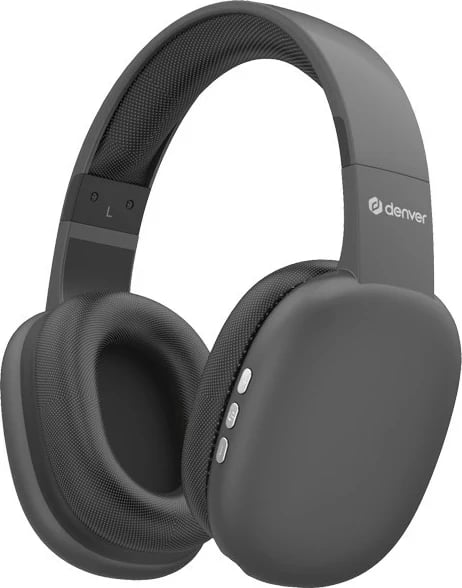 Kufje pa tela Denver BTH-252, Bluetooth 5.0, gri