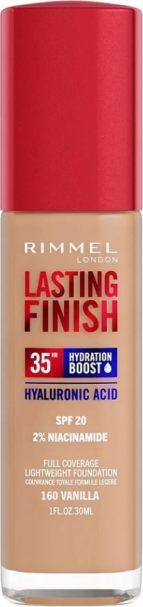 Fondatinë Rimmel Lasting Finish 35H 160 Vanilia 30ml