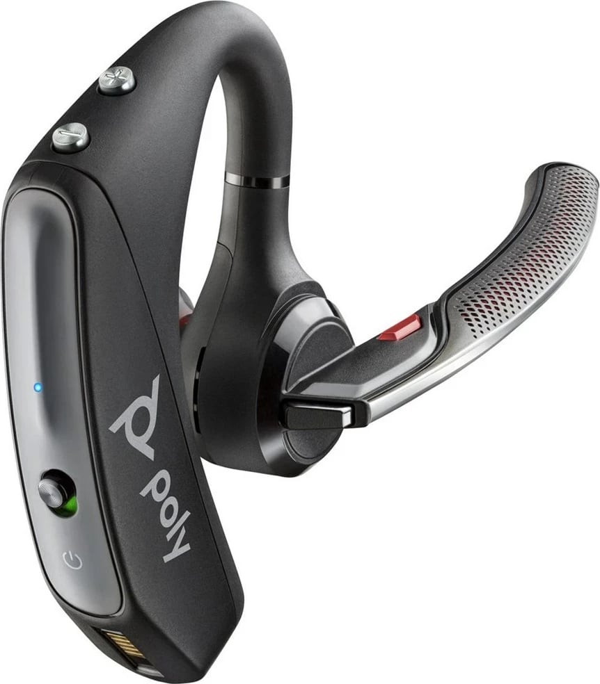 Kufje POLY Voyager 5200 UC USB-A + BT600 Dongle, E zezë