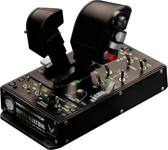 Joystick Thrustmaster Hotas Warthog Dual Throttles, për PC, me kabllo, USB, 17 butona