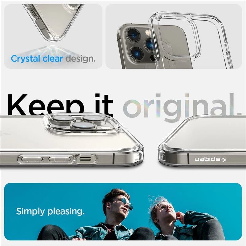 Mbështjellës Spigen Ultra Hybrid për iPhone 14 Pro Max, Transparent