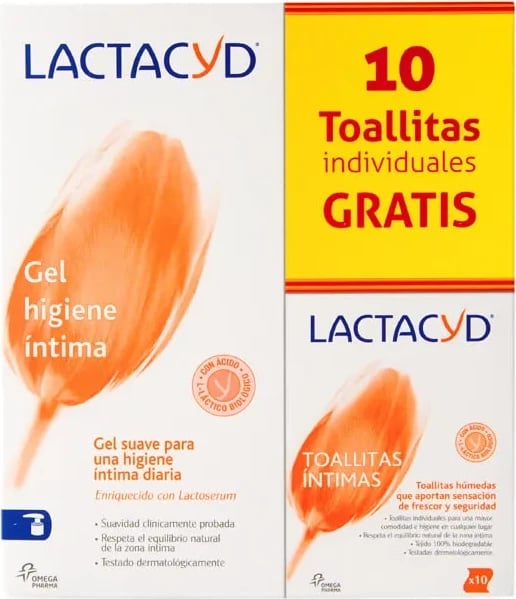 Set locion për higjienë intime uniseks Lactacyd 2x400ml