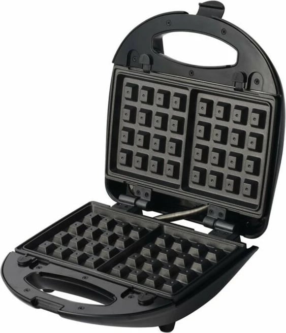 Tostier 3-në-1 Blaupunkt SMS611, me pllaka sanduiçi, gofre dhe grill, 750W, e zezë/inox